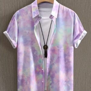 Men's Printed Pattern Casual Shirt